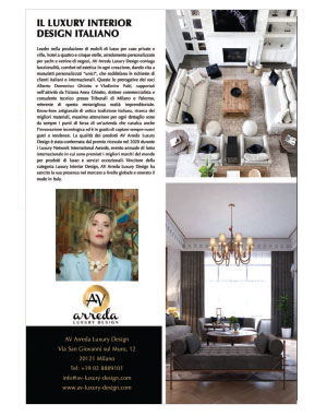 arreda luxury design 2025 anteprima articolo